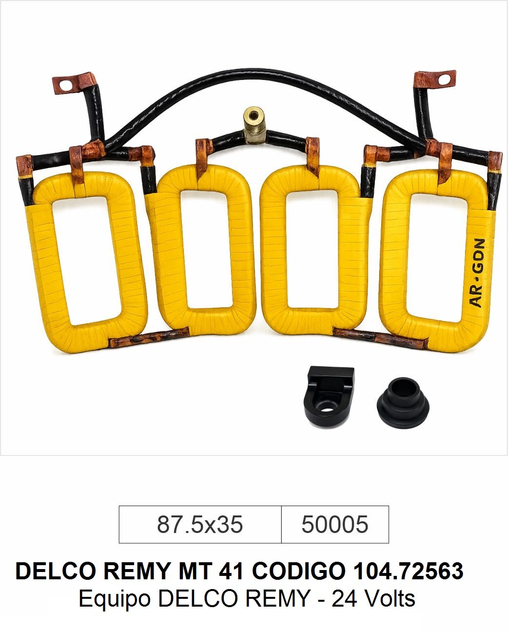 DELCO REMY MT 41 CODIGO 104.7256 3